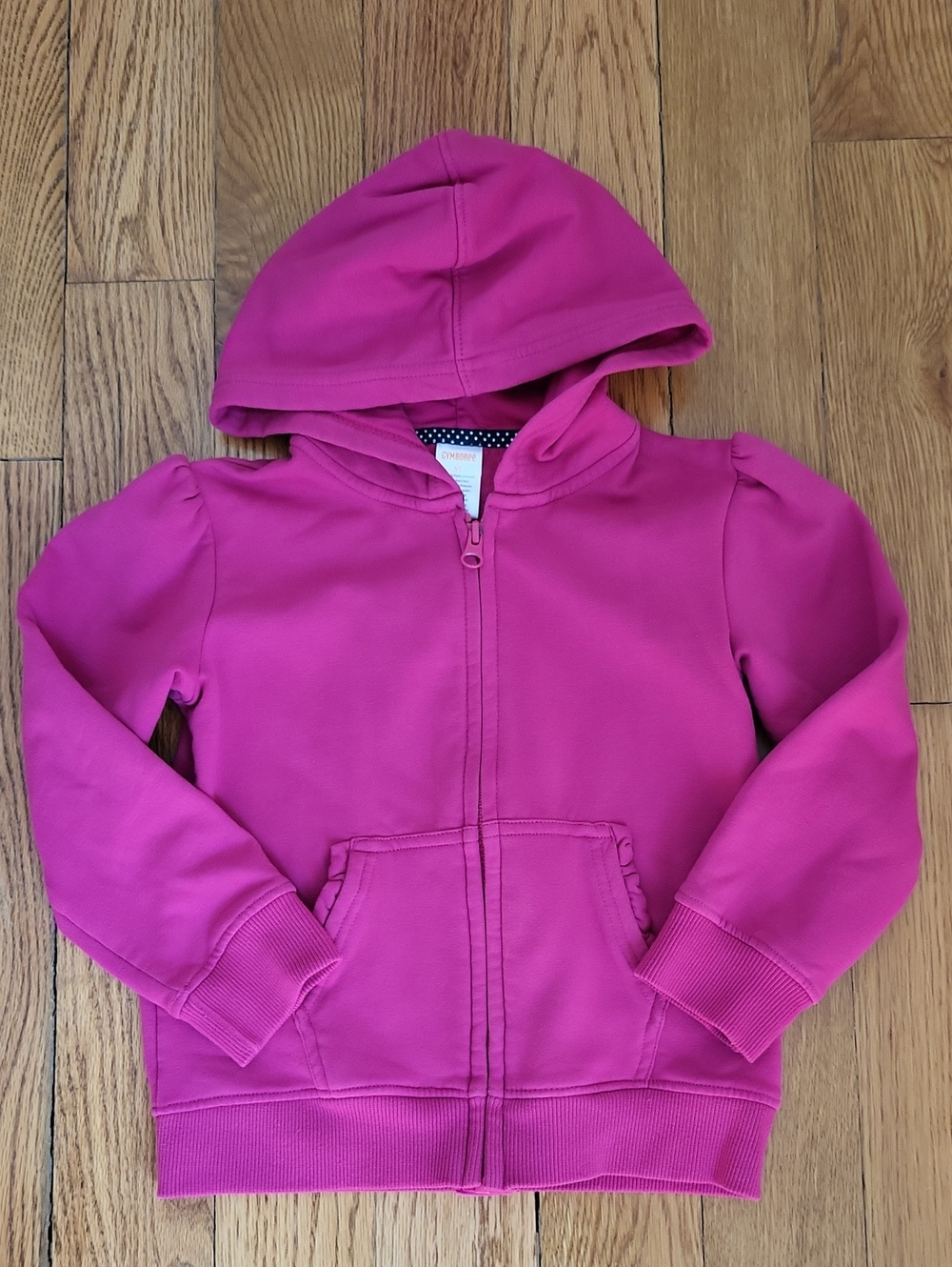 🍎[10]Little Girls Dark Pink Hoodie